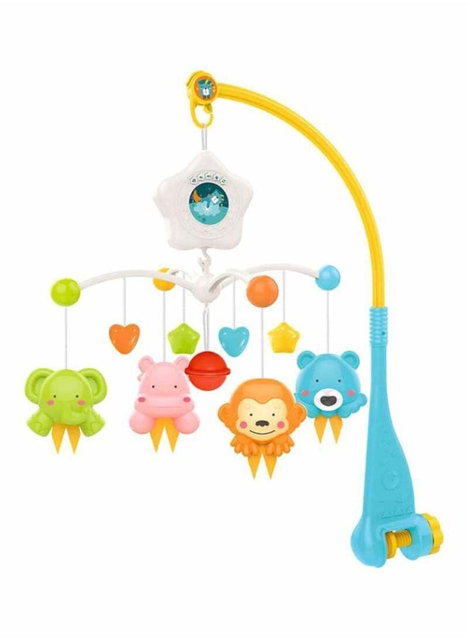 Rotating Attractive Musical Rattle Cot Mobile For Cradle And Bed Jhoomer Assorted 53x33x50cm