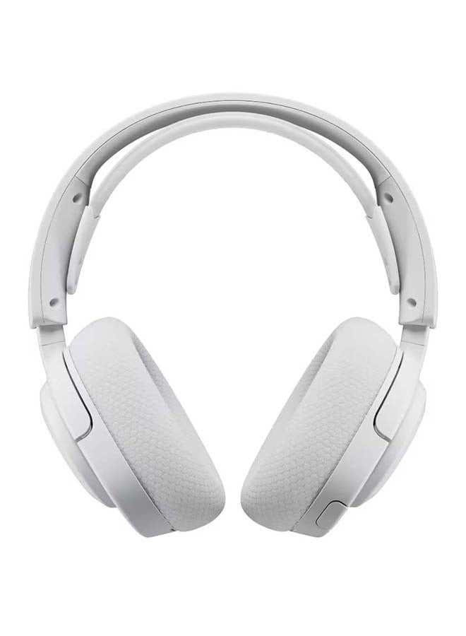 Arctis Nova 5P Multi-System Gaming Headset, Hi-Fi Drivers, 360° Spatial Audio, Comfort Design, Durable, Lightweight, Noise-Cancelling Mic For PS5/PS4, PC, Xbox, Switch - White