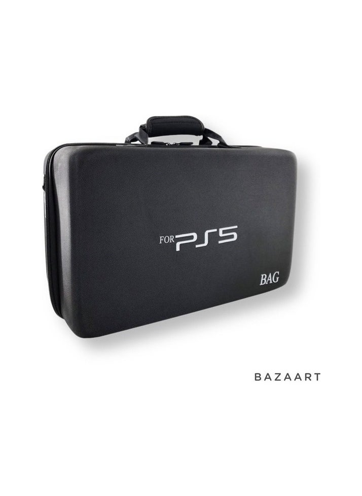 Carrying bag for PS5 console accessories Colour:Black Sizes:22.5 x 13 x 25.5 cm