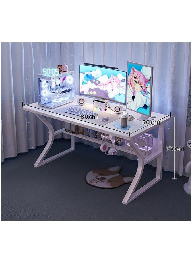 Simple Desktop Computer Desks Office Furniture Home White Gaming Table Bedroom Desk Learning Writing Desk Computer Table