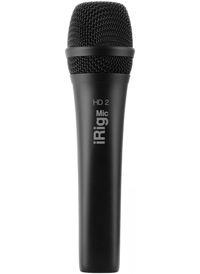 IK Multimedia iRig Mic HD 2 High-Definition Handheld Digital Microphone for iPhone, iPad, Mac and PC