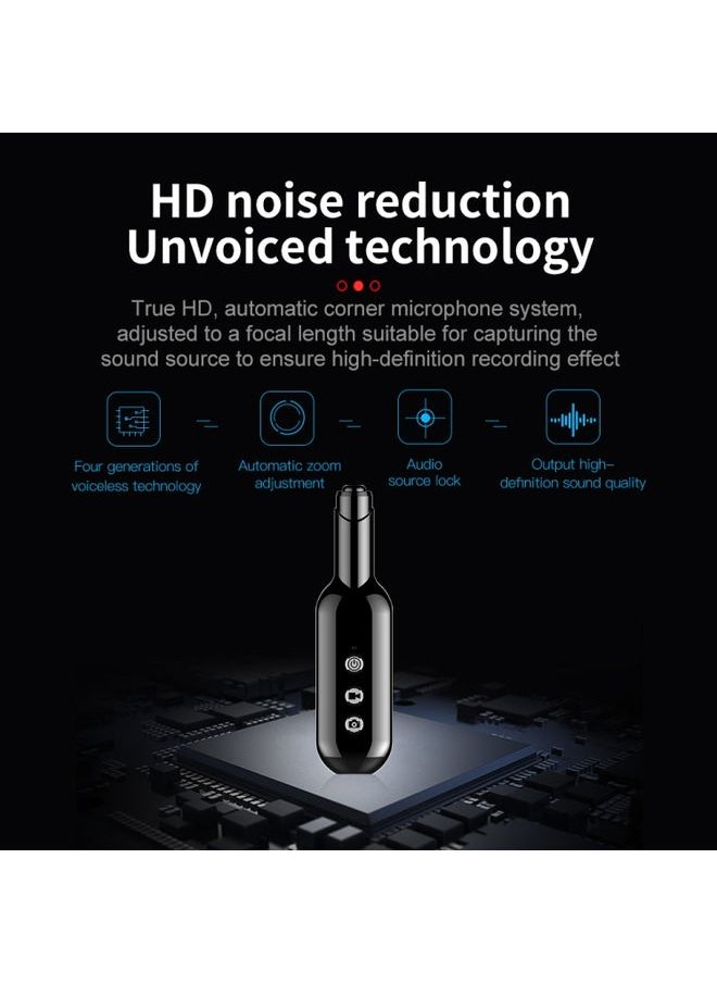 D3 AI Smart High-definition Noise Reduction Voice Recorder, Capacity:4GB(Black)