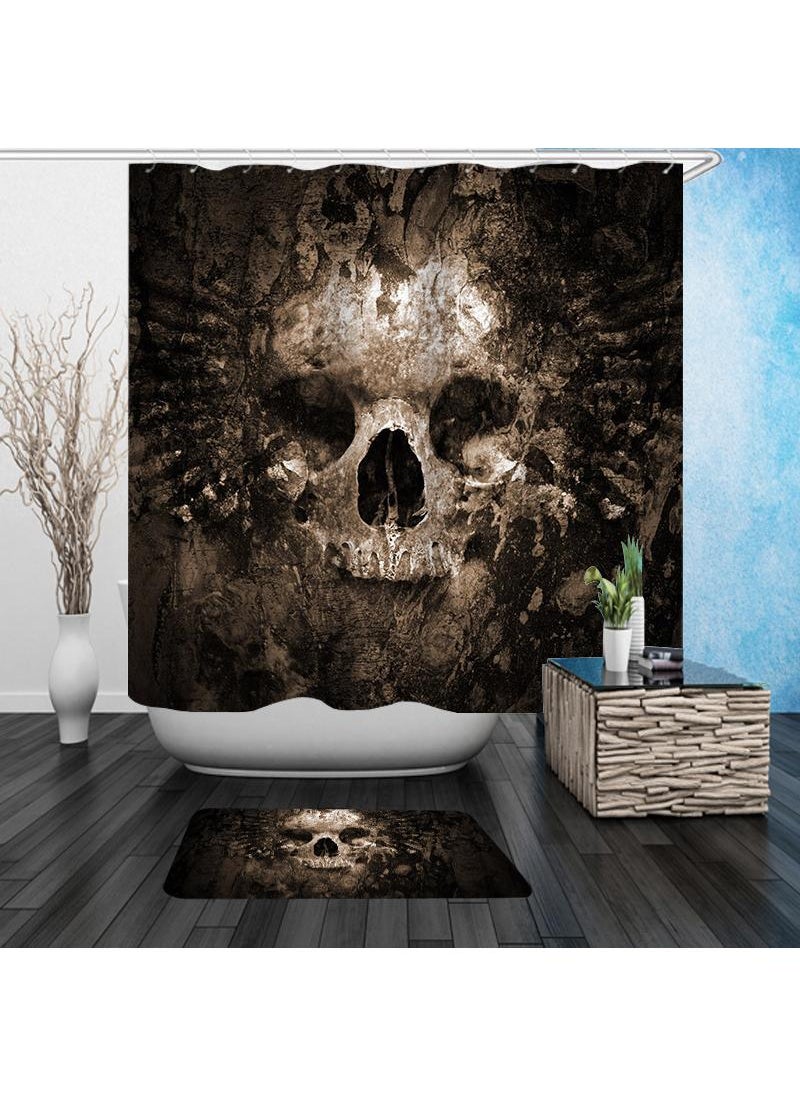 Terrifying Trick Waterproof Shower Curtain Bathroom Waterproof Shower Curtain Bathroom Dry Wet Separation Shower Curtain