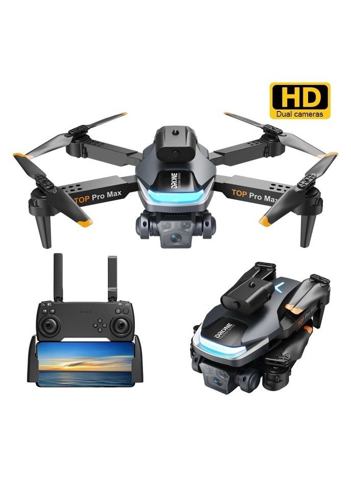 Drone With Dual 1080P HD FPV Camera Remote Control Toys Gifts for Boys Girls With Altitude Hold Headless Mode Start Speed Adjustment Camera Foldable