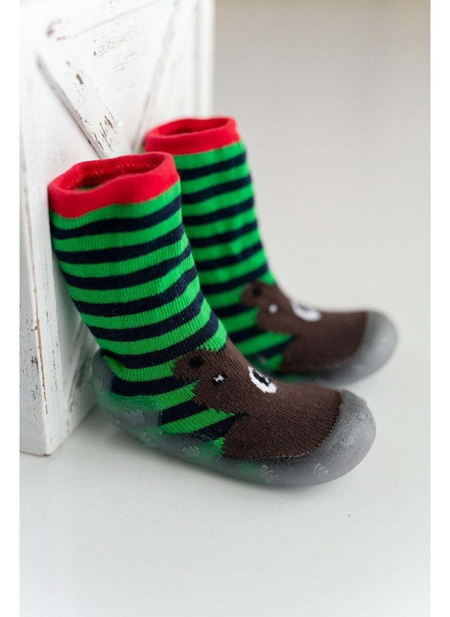 Nou Nou Bear Non-Slip Sock Slippers