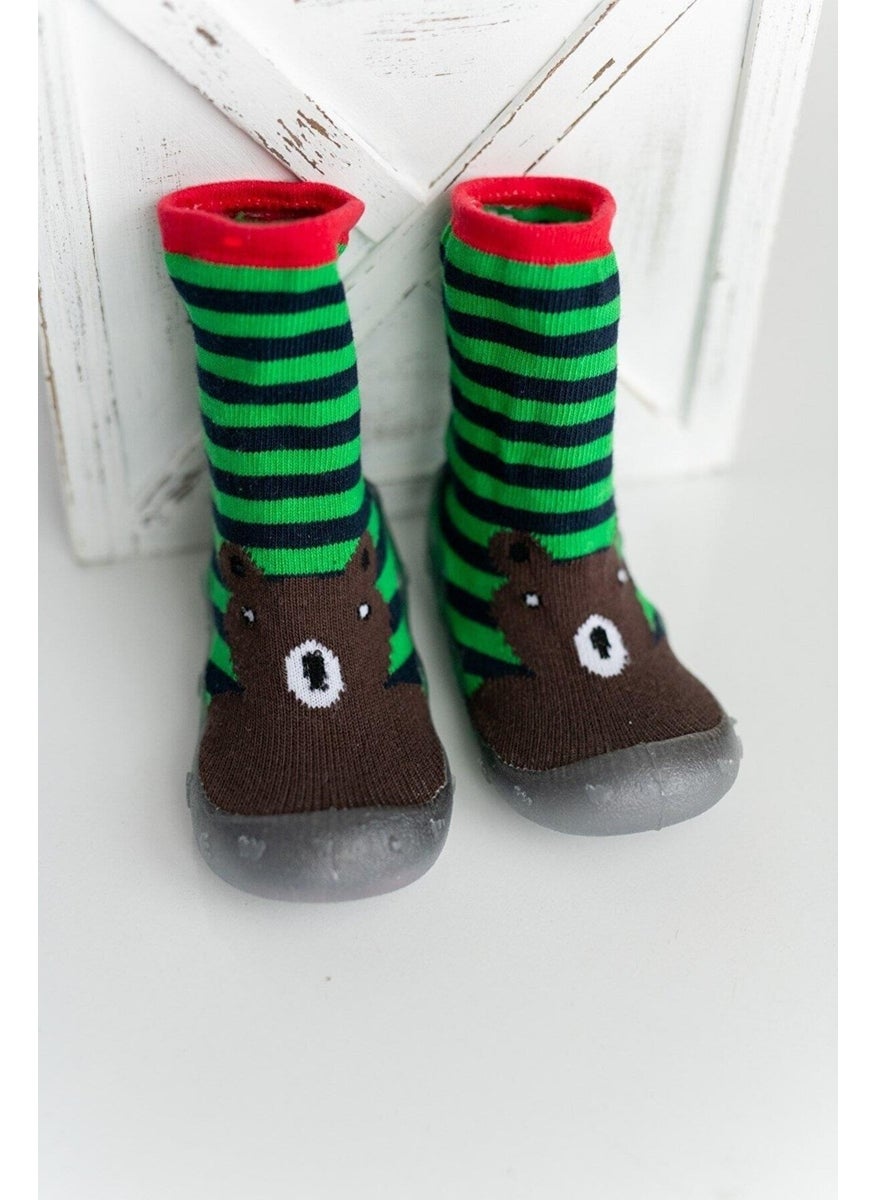 Nou Nou Bear Non-Slip Sock Slippers