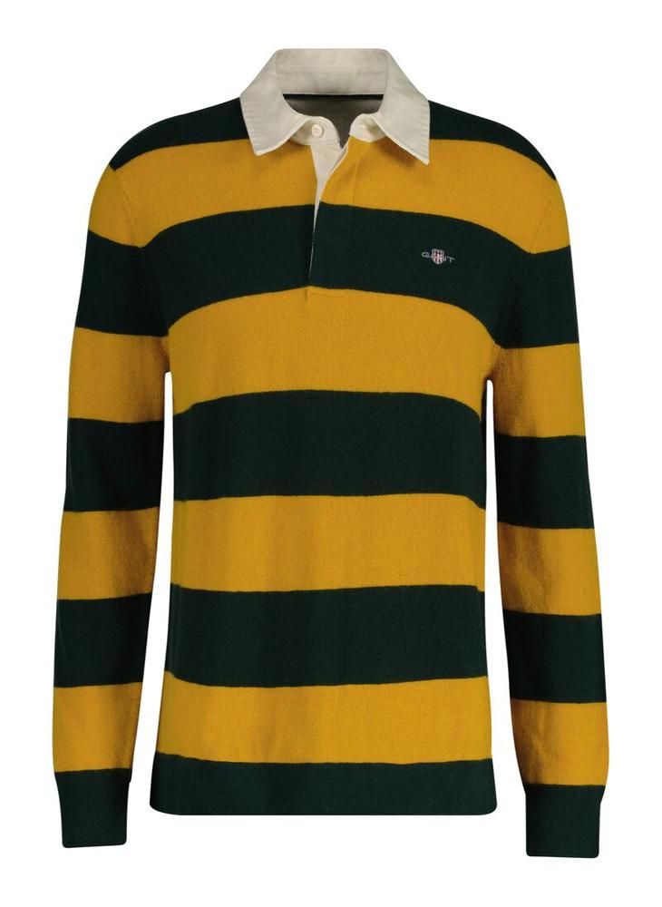 Gant Extrafine Lambswool Striped Rugby Shirt