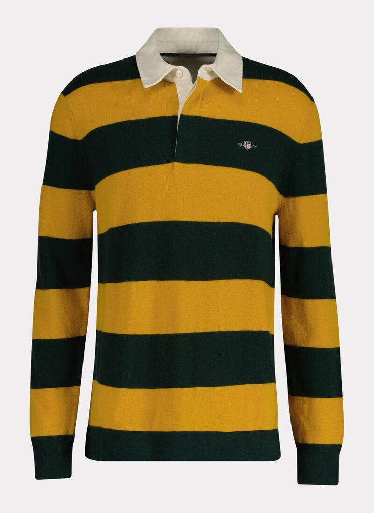 Gant Extrafine Lambswool Striped Rugby Shirt