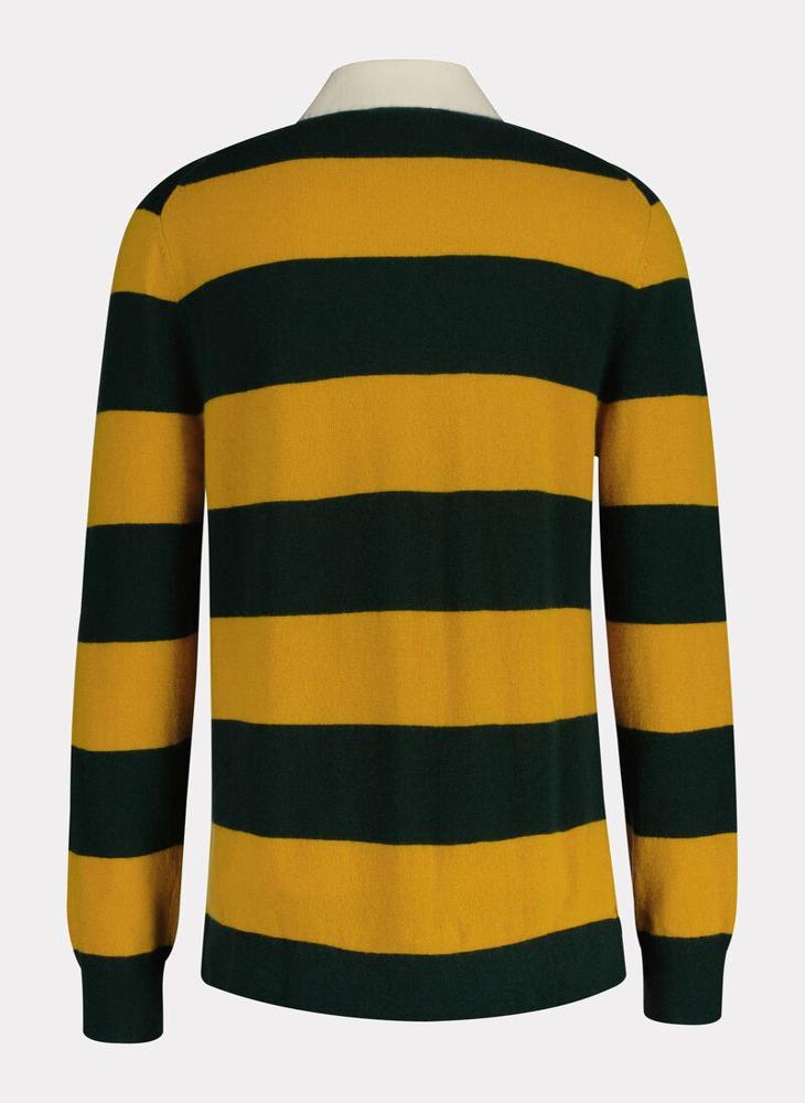 Gant Extrafine Lambswool Striped Rugby Shirt