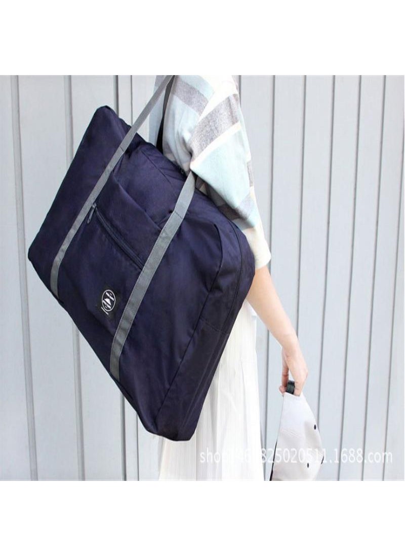 Korean Style Travel Organizer Foldable Storage BagNavy blue Navy blue