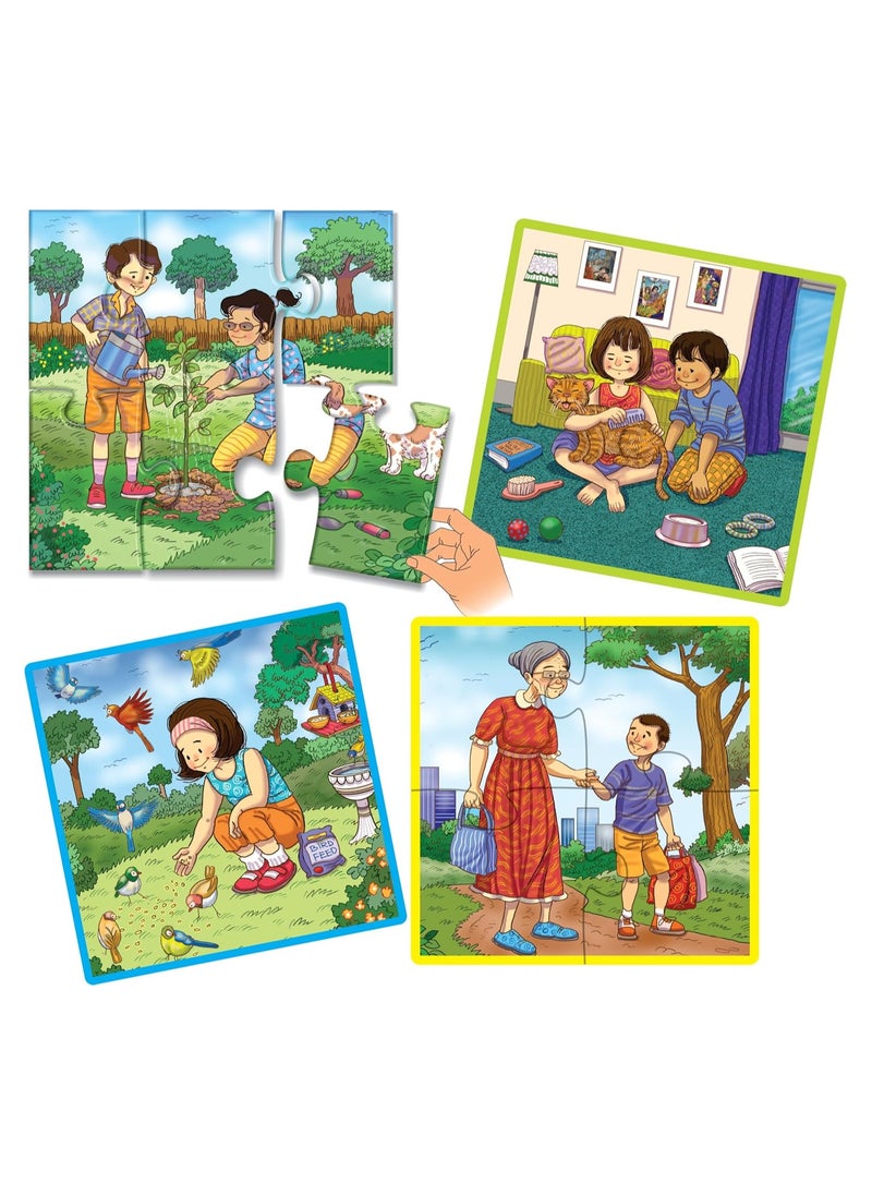 Creative’s Good Deeds | Learning Puzzles for Kids | Educational Jigsaw Puzzles | Early Puzzles for Kids | Jigsaw Puzzles in 4, 6,8,10 Pieces| Self-Correcting Puzzles | Ages 3 & up