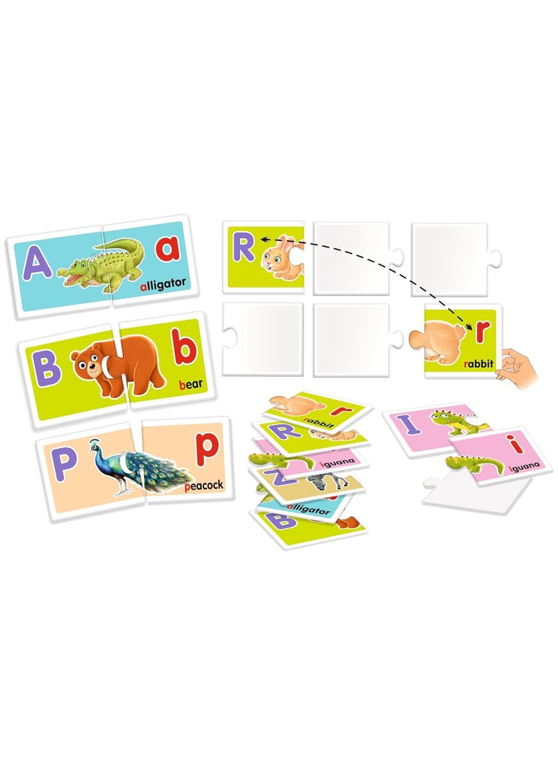 Creative’s ABC Animals | Learn The Alphabet with Animal Names Puzzles | Early Puzzles | Learning & Educational Puzzles for Kids | Self-Correcting Puzzles | Letter Sound Recognition | Ages 3 & Up