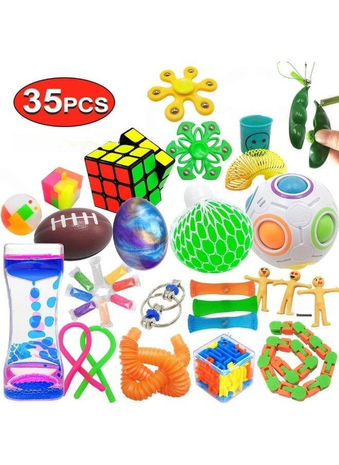 35-Piece Fidget Finger Toy Set