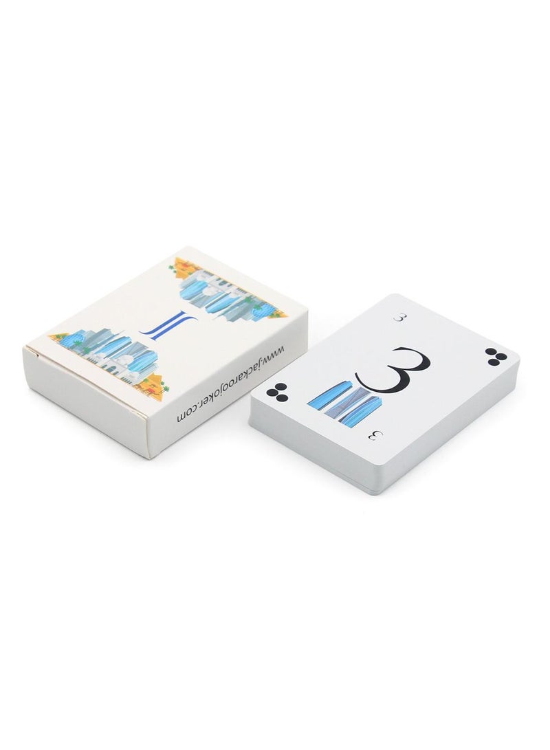 Jackaroo Cards 100% plastic original White color AE Version