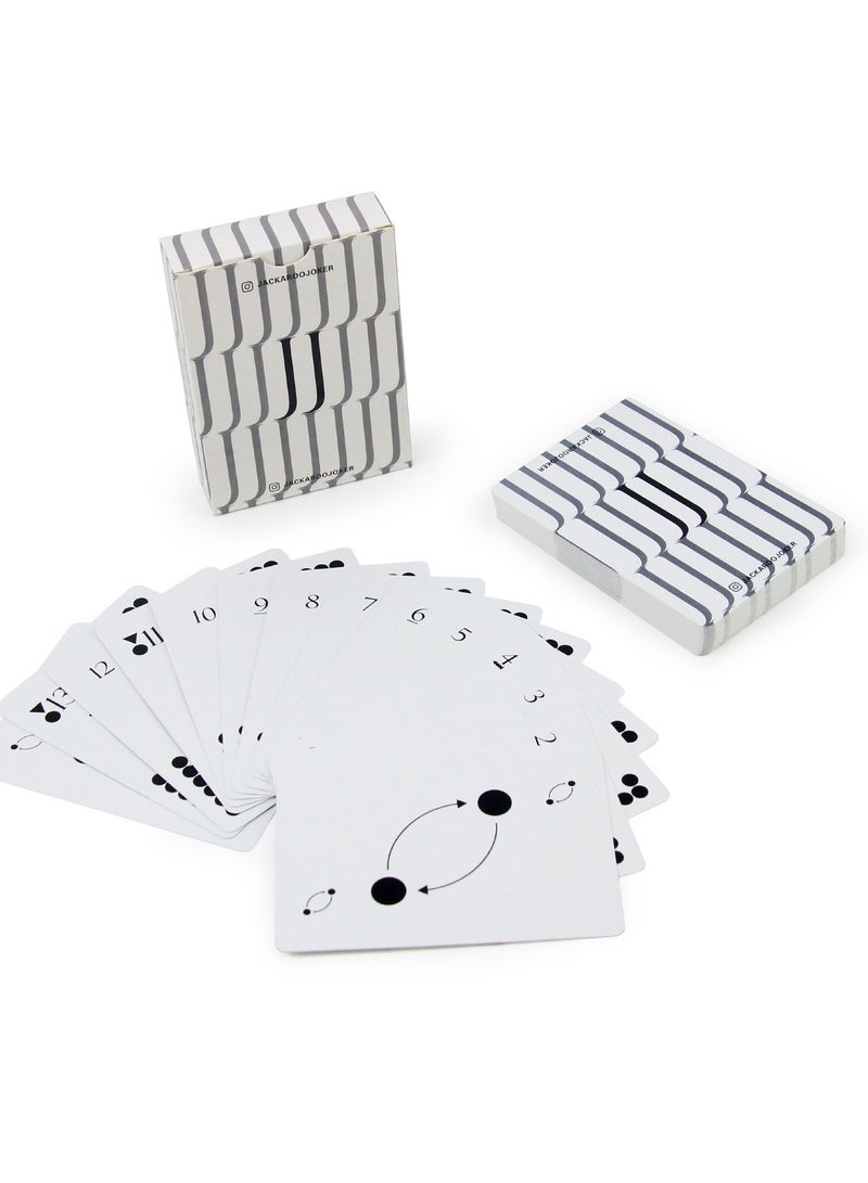 Jackaroo Cards 100% plastic original Classic  White color