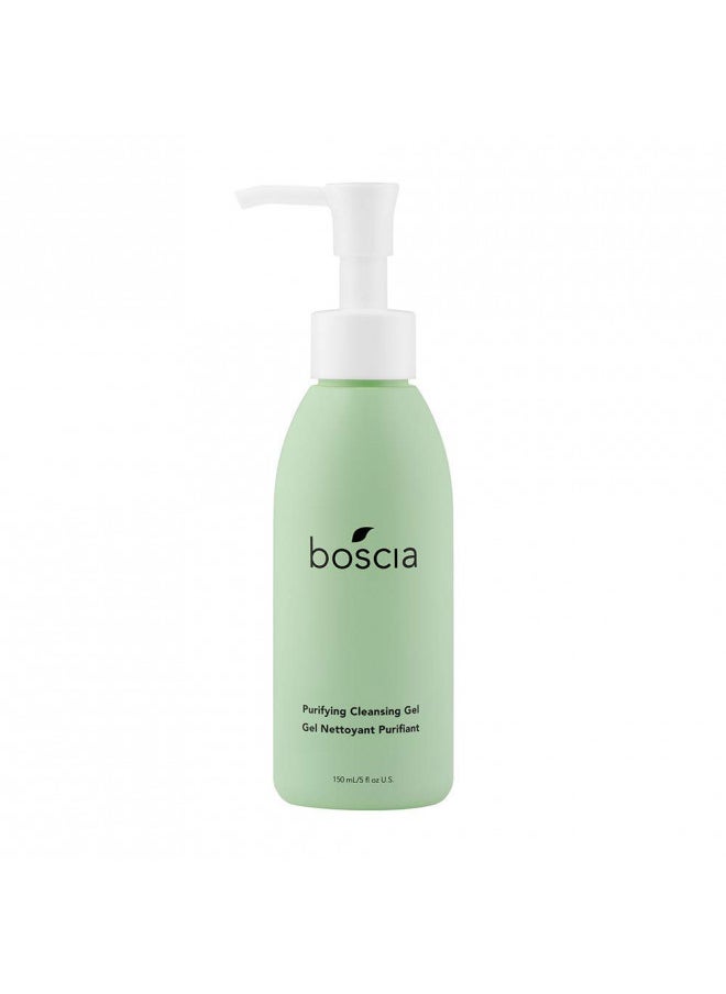 boscia Purifying Cleansing Gel - Vegan Cruelty-Free Skincare. Tea Tree Face Cleanser, Natural Gentle Hydrating Green Tea Antioxidant Deep Face Wash 5 Fl Oz