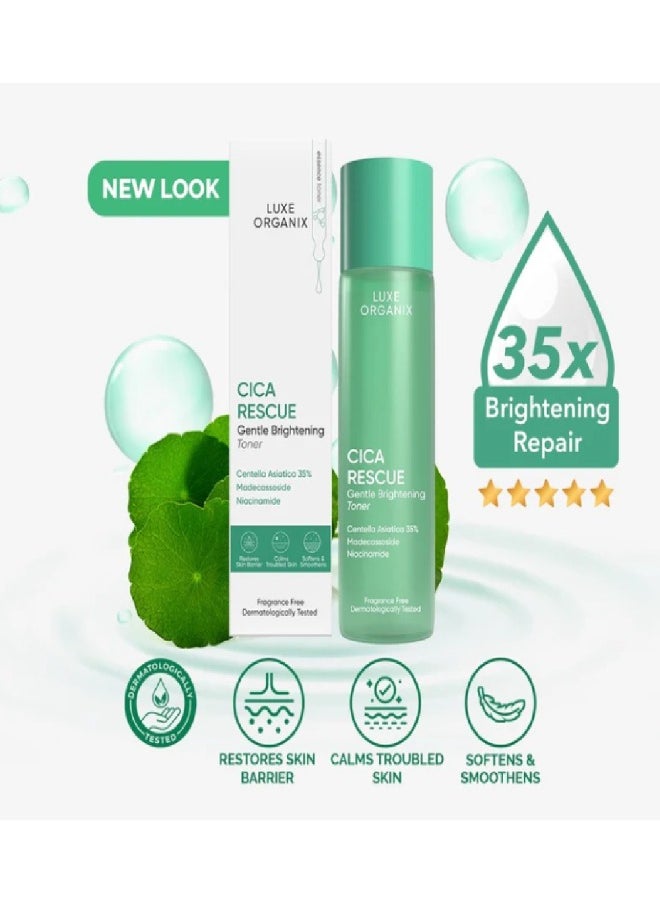 Luxe Organix Cica Rescue Gentle Brightening Toner 150ml