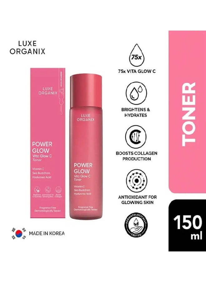 Luxe Organix Power Glow Vita Glow C Toner 150ml