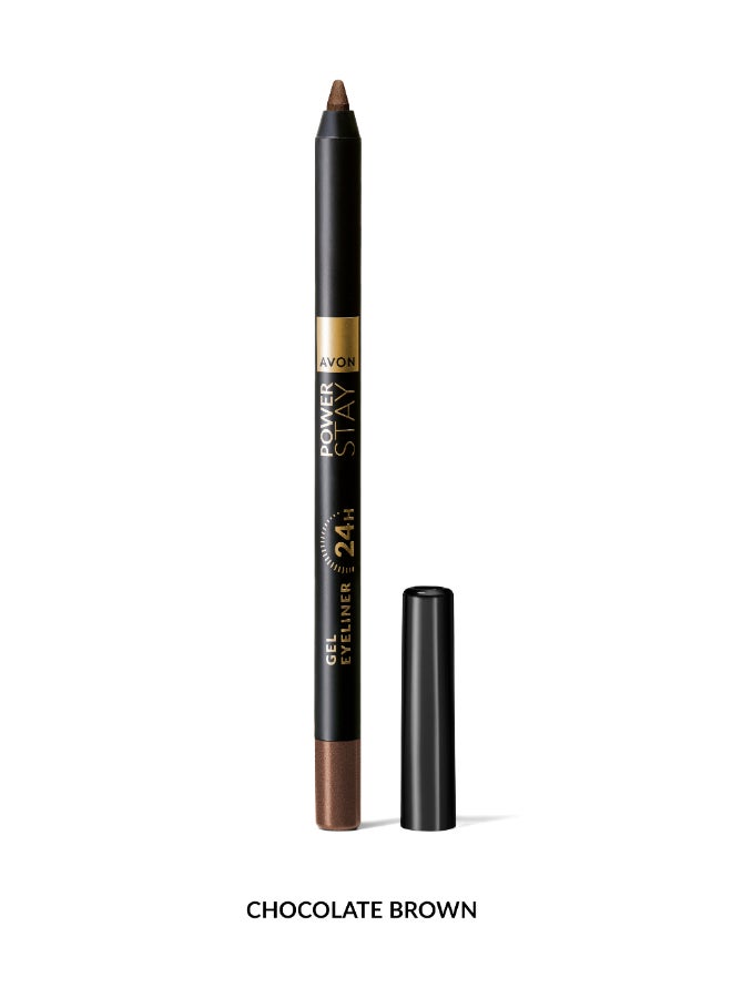 Power Stay 24- Hour Gel Eyeliner - Chocolate Brown