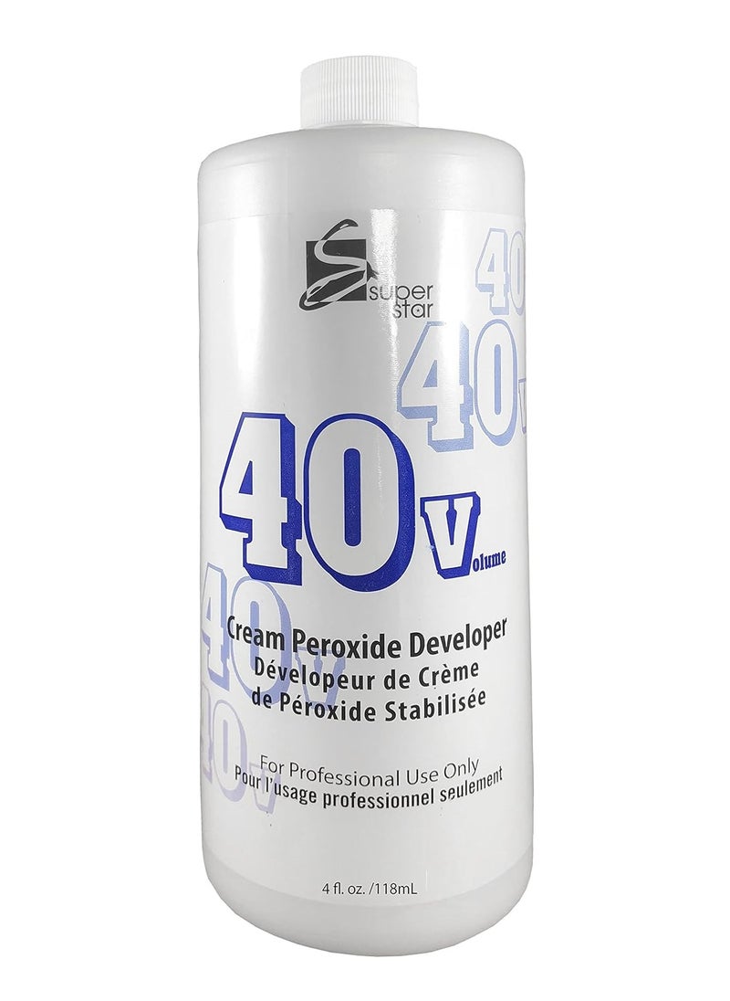 Super Star Cream Peroxide Developer, 4 Ounce