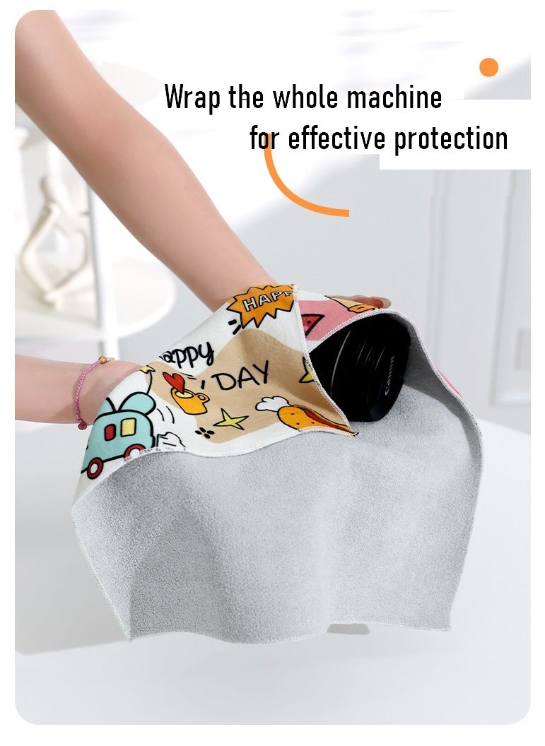 2 Pcs Camera Protective Wrap, Anti-scratch Lens Wrap Cloth, Magic Self-Adhesive Cloth Protective Camera Wrapper for DSLR/Phone/Camera Accessories