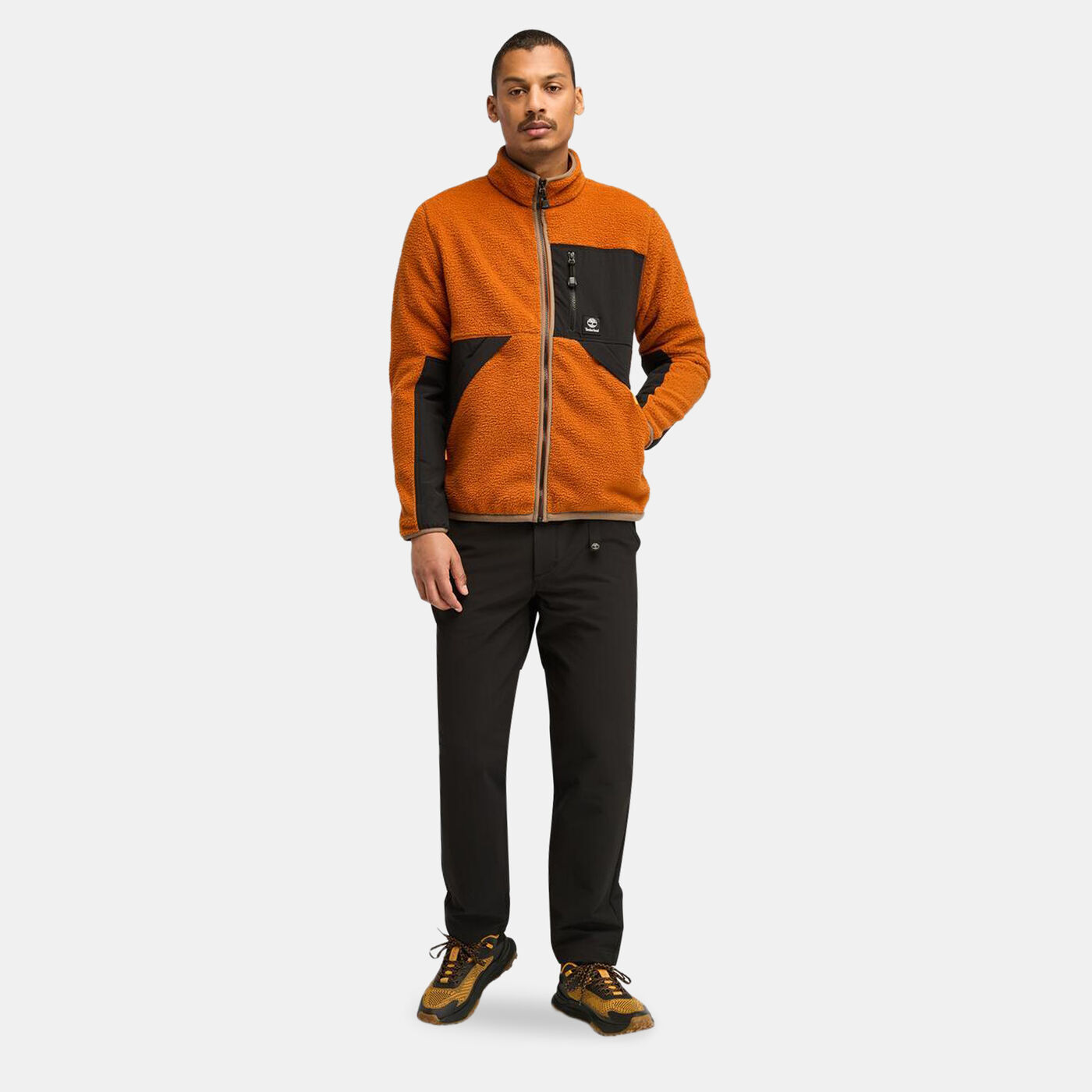 Men's Sherpa Mix Media Fleece Jacket