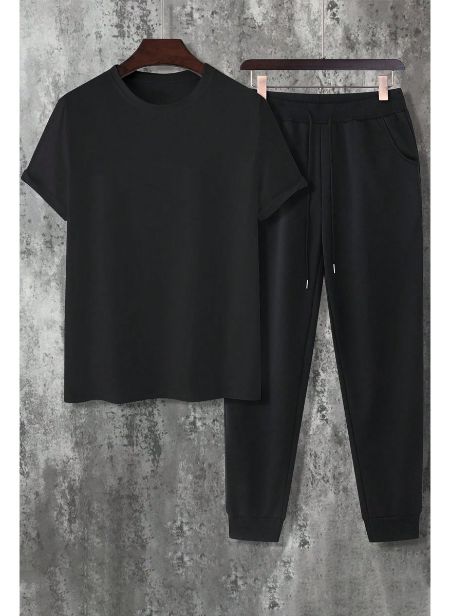 Unisex Rare 2-Piece Tracksuit Set S.m. Black