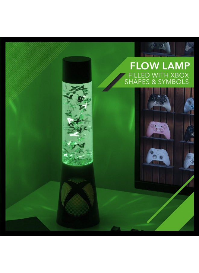 Paladone, 33 cm, Xbox Glitter Flow Lamp, Night Mood Lighting