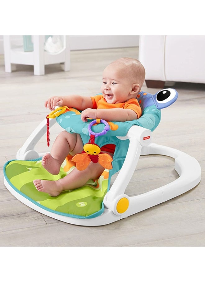 Frog Themed Baby Play Sit-Me-Up Floor Seat Suitable For 0 Months +