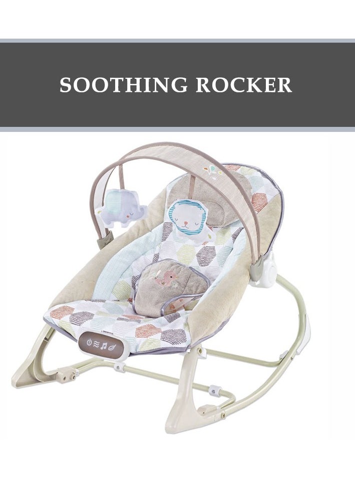 Factory Price Miller Infant Bouncer With Soothing Music,  Calm Vibrations and Removable Toys Multicolor - C