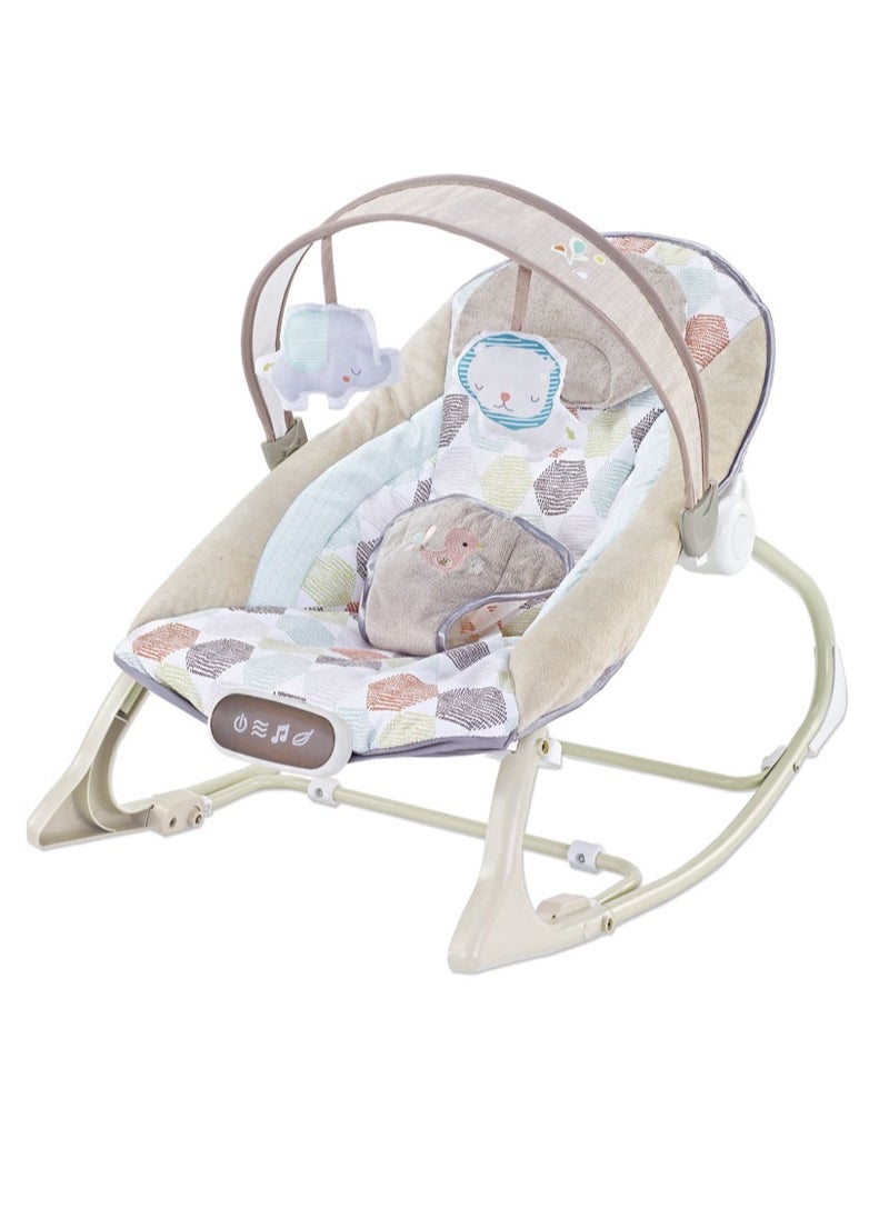 Factory Price Miller Infant Bouncer With Soothing Music,  Calm Vibrations and Removable Toys Multicolor - C