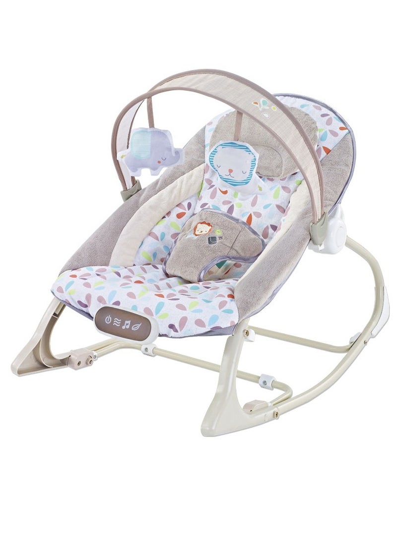 Factory Price Miller Infant Bouncer With Soothing Music,  Calm Vibrations and Removable Toys Multicolor - A