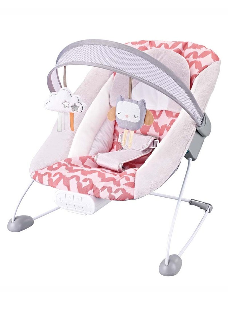 Factory Price Soft Cushion Baby Bouncer With Soothing Music,  Calm Vibrations and Removable Toys