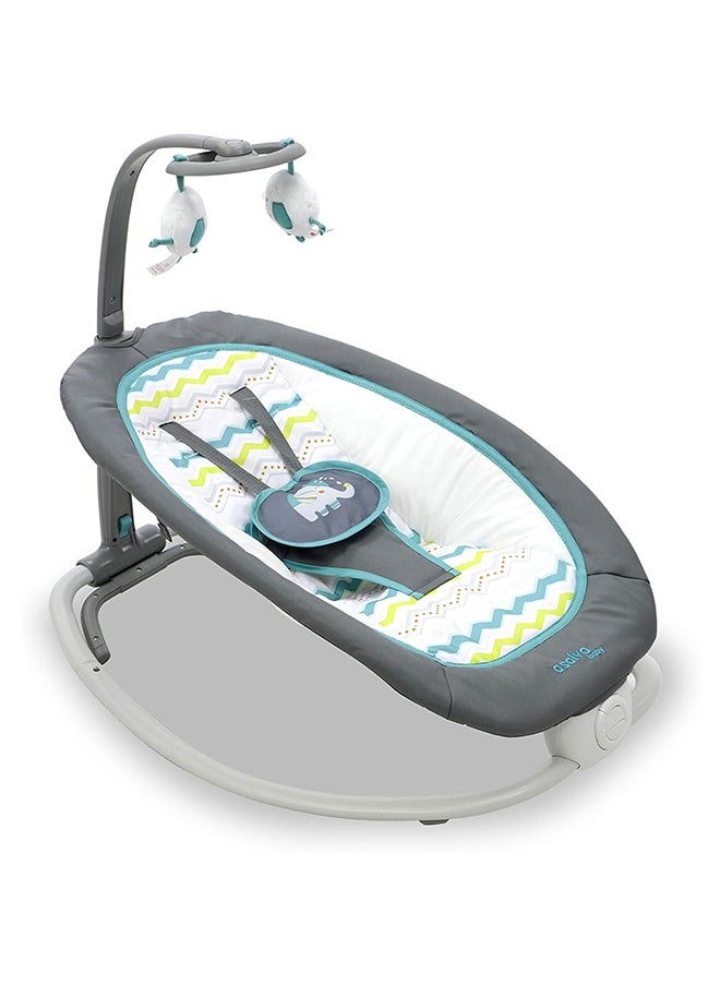 Baby Bouncer Fold - Birds Aqua