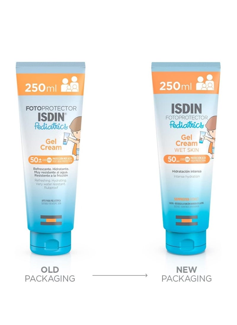 Pediatrics Gel Cream SPF 50 250ml Cooling and hydrating sun cream Suitable for all skin types