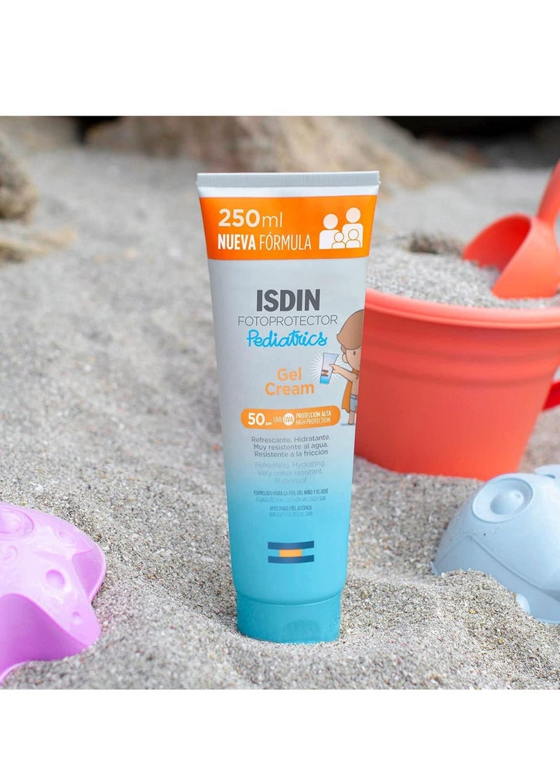 Pediatrics Gel Cream SPF 50 250ml Cooling and hydrating sun cream Suitable for all skin types