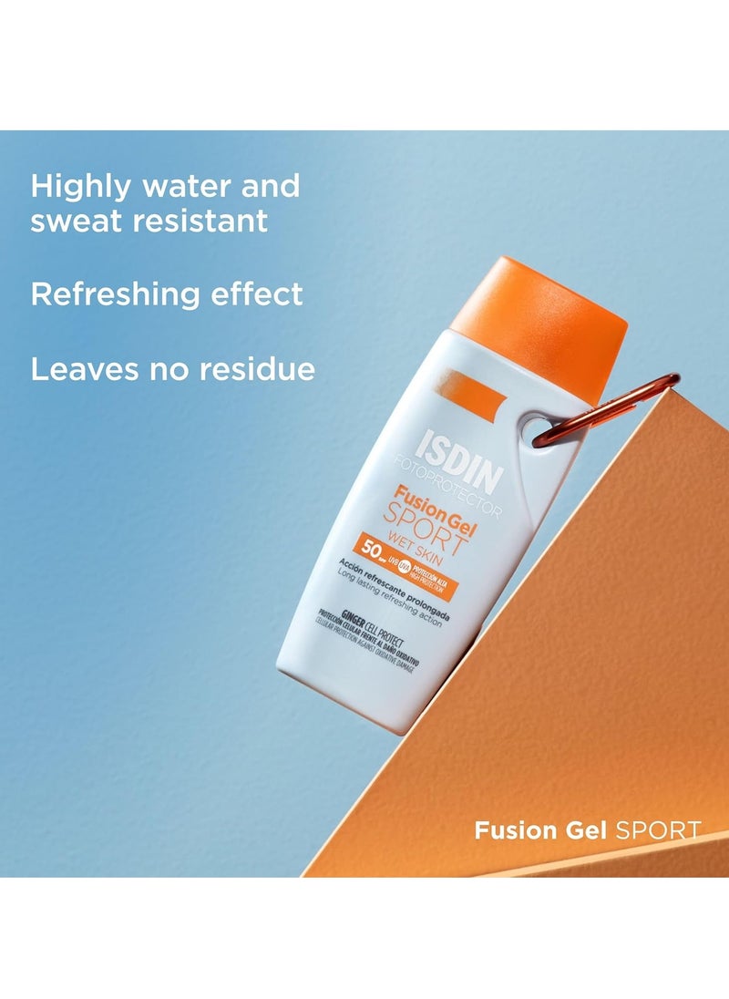 Fusion Gel SPORT SPF 50 100ml Body sun gel cream designed for sports use Ultra light and cooling 100 ml