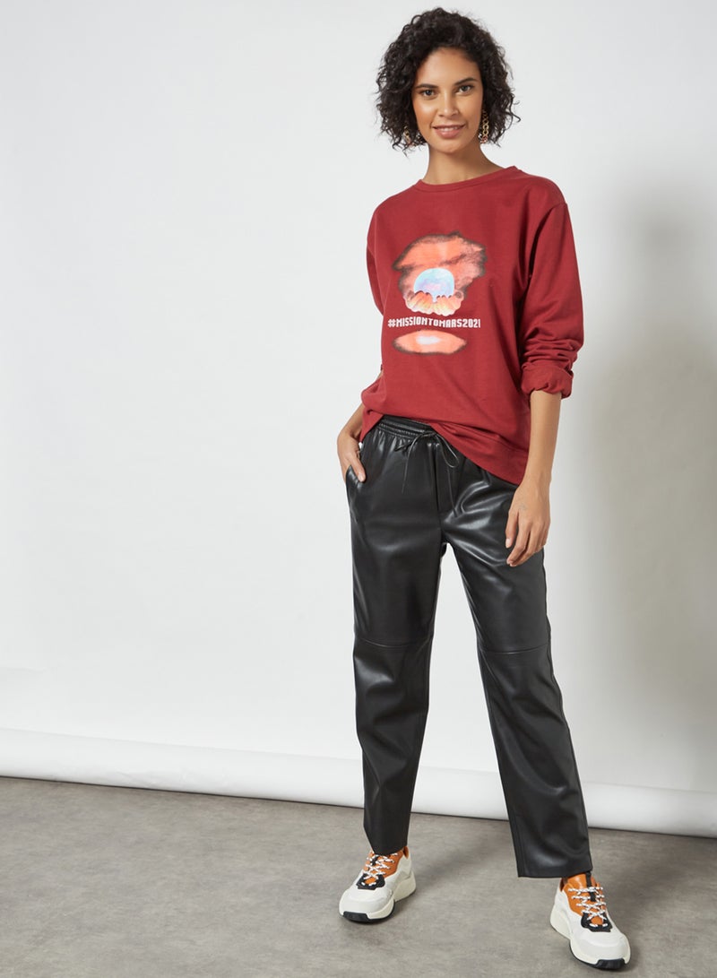 Mission To Mars Sweatshirt MAROON