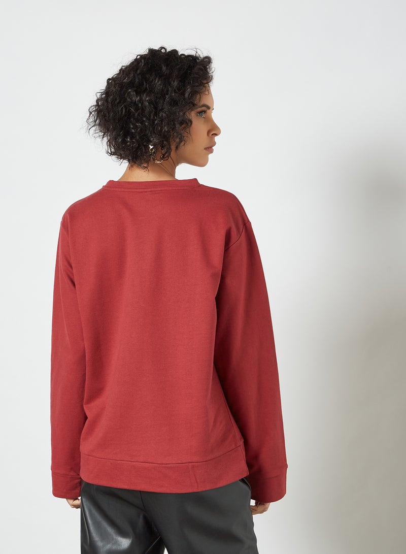 Mission To Mars Sweatshirt MAROON