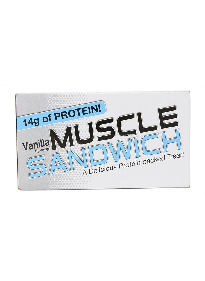 Muscle Sandwich, Peanut Butter Vanilla, 12-Count Net wt.2.0 oz