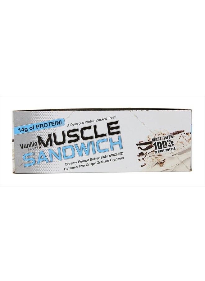 Muscle Sandwich, Peanut Butter Vanilla, 12-Count Net wt.2.0 oz