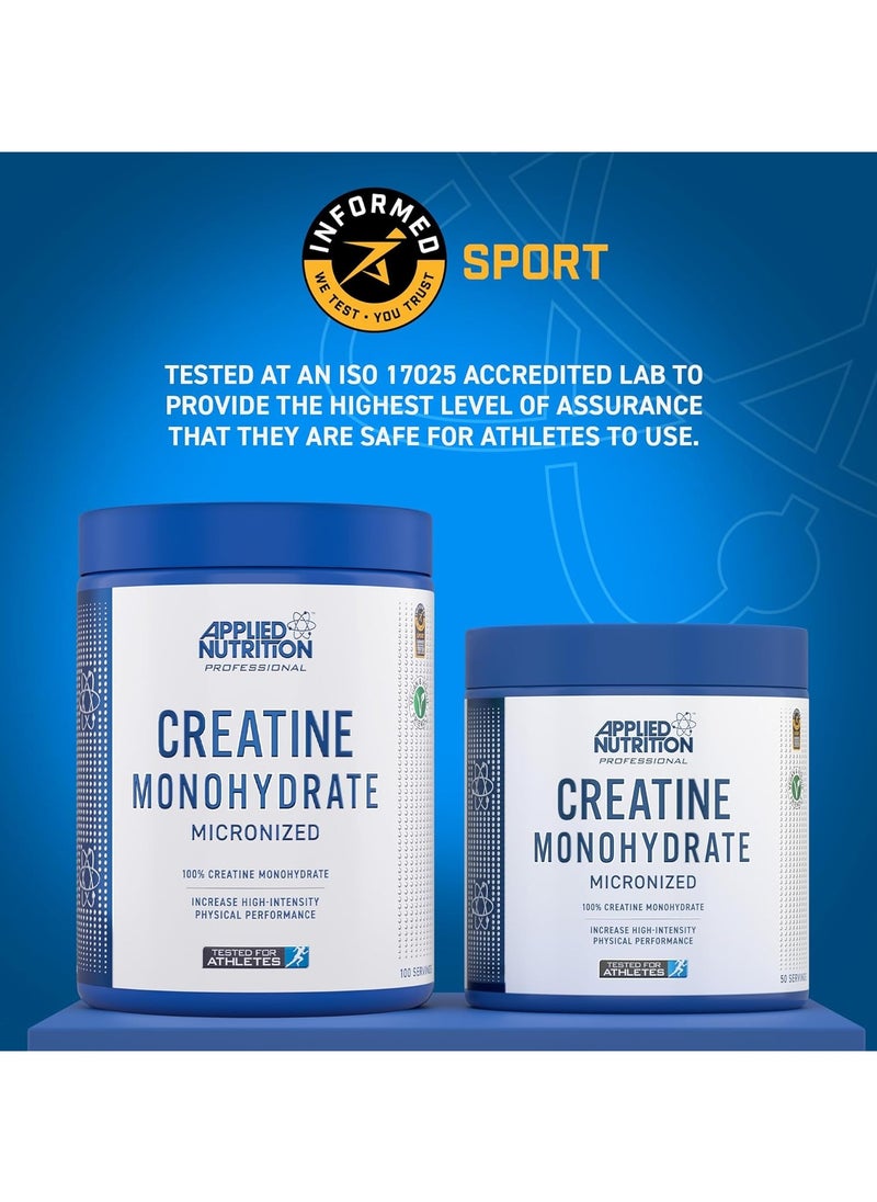 Creatine Monohydrate Micronized, Increases High Iintensity Physical Performance, Unflavored, 250g