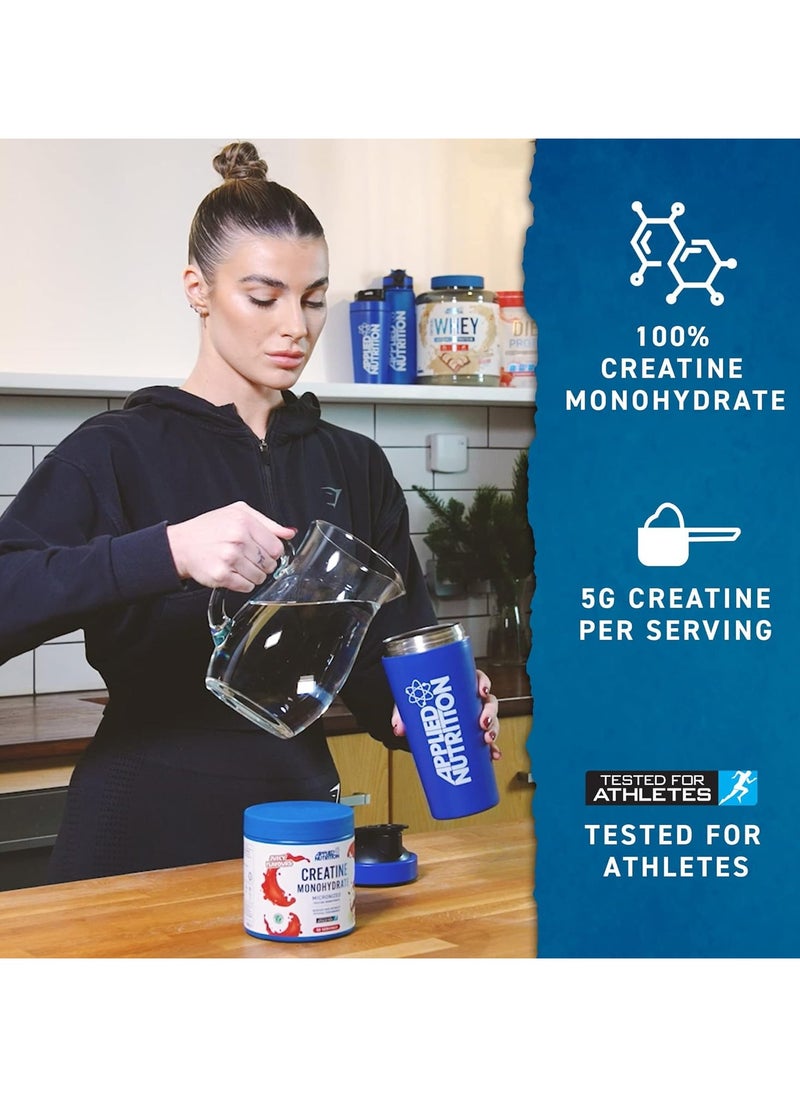 AppCreatine Monohydrate Micronized, Increases High Iintensity Physical Performance, Unflavored, 250g