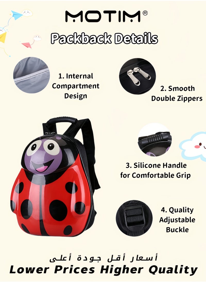 Kids 2pcs Travel Luggage Set in Fun Cartoon Animal Shape Includes 1 Wheeled Luggage ＆ 1 Lightweight Backpack Perfect for Short Trip and Kindergarten