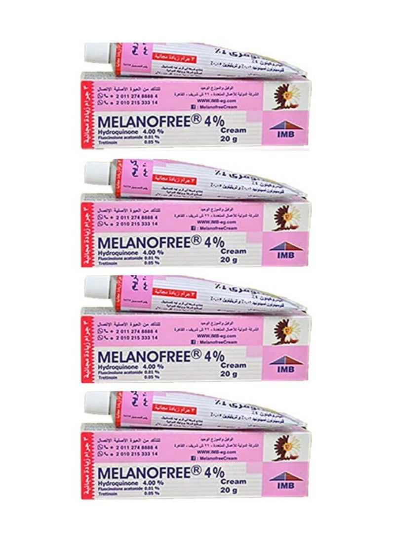 Melanofree facial whitening kit 4 pieces