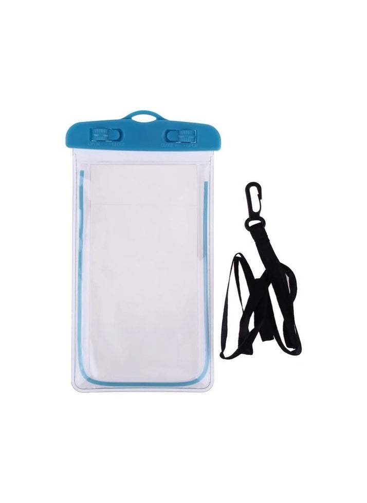 Blue Color Style Waterproof Phone Cover Cover Pvc Light 3. Mobile Phone Touch Colour:Colourful