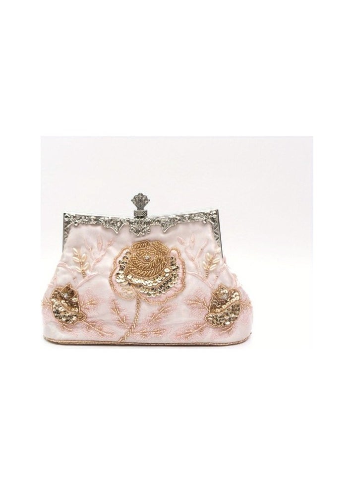 Tcherchı Vintage Bead Bleach Bag, Elegant Colour:Champagne Sizes:1