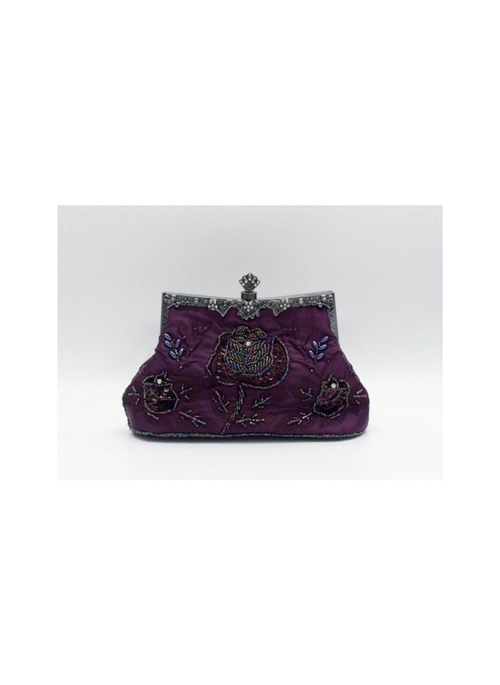 Tcherchı Vintage Bead Bleach Bag, Elegant Colour:Purple Sizes:1