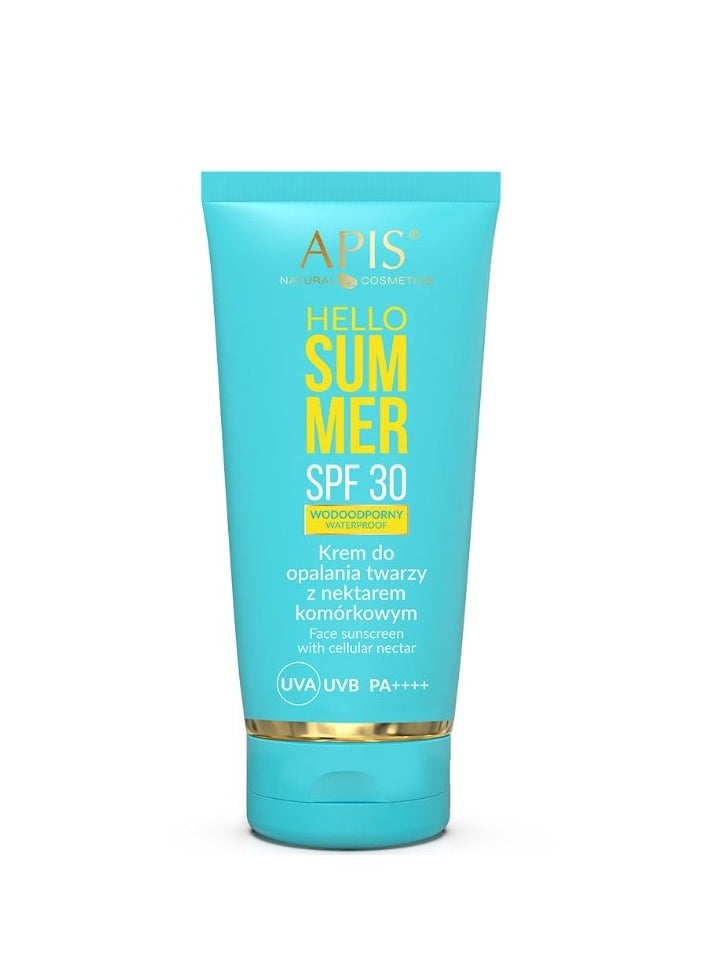 Face sunscreen with cellular nectar SPF 30