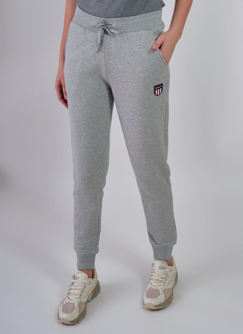 Regular Fit Retro Shield Sweat Pants